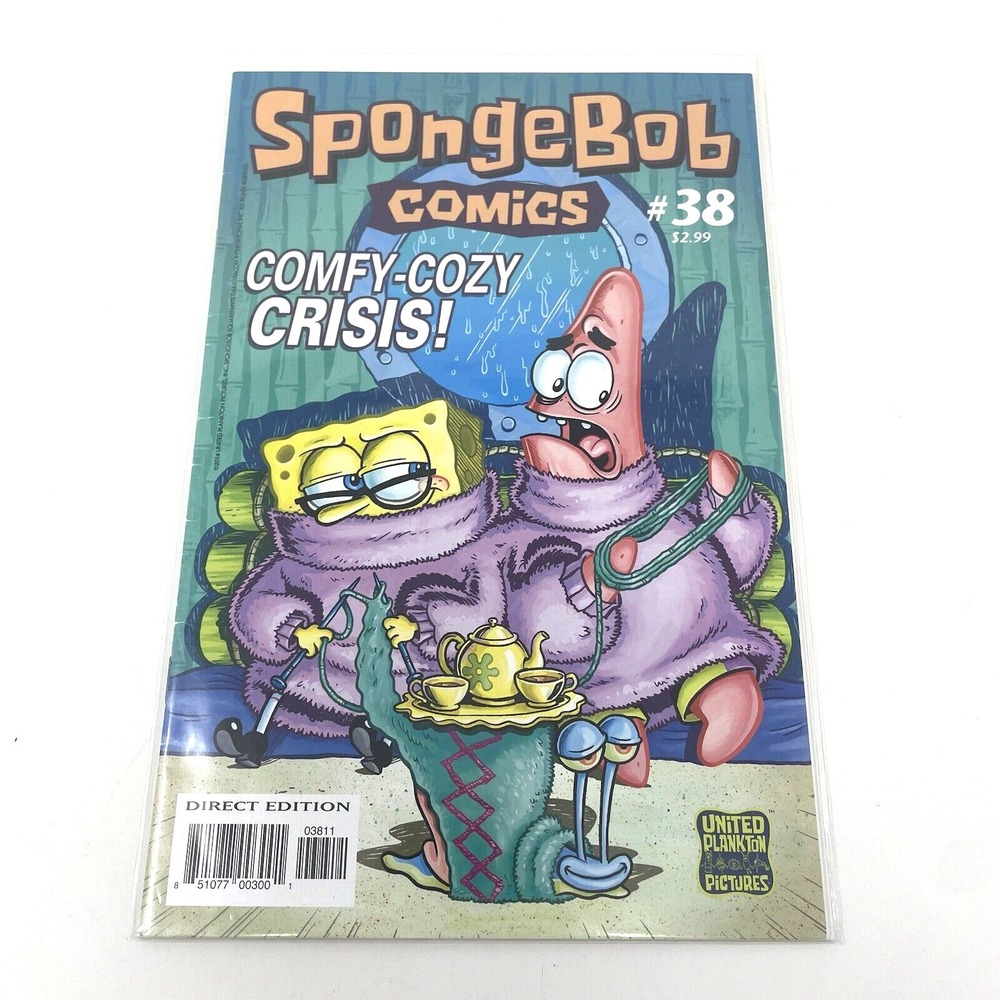 SpongeBob Comics #38 Comfy Cozy Crisis 2014 Sleeved & Boarded United Plankton
